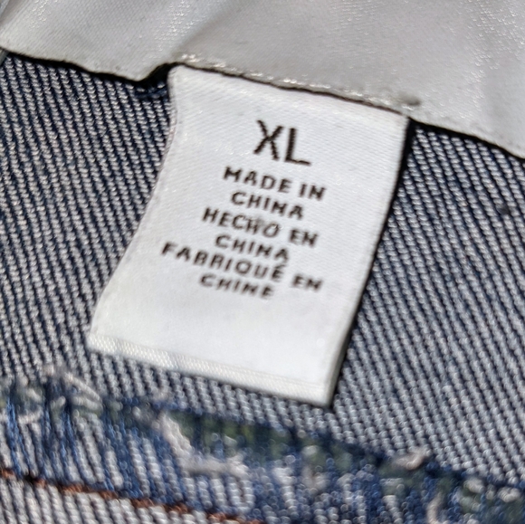 Dark Denim Nine West Jean Jacket - Picture 4 of 4